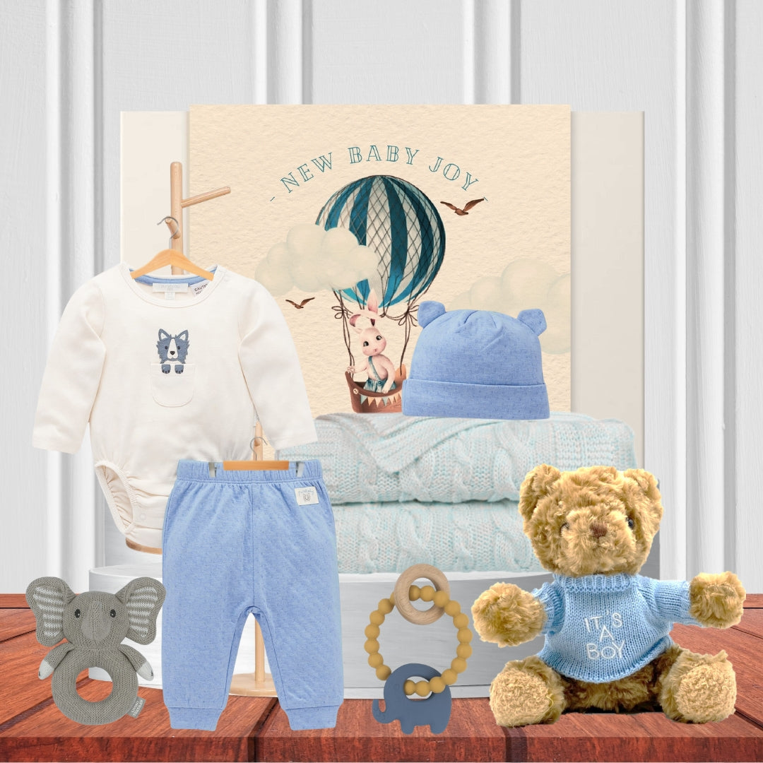 Blue Winter Baby Gift