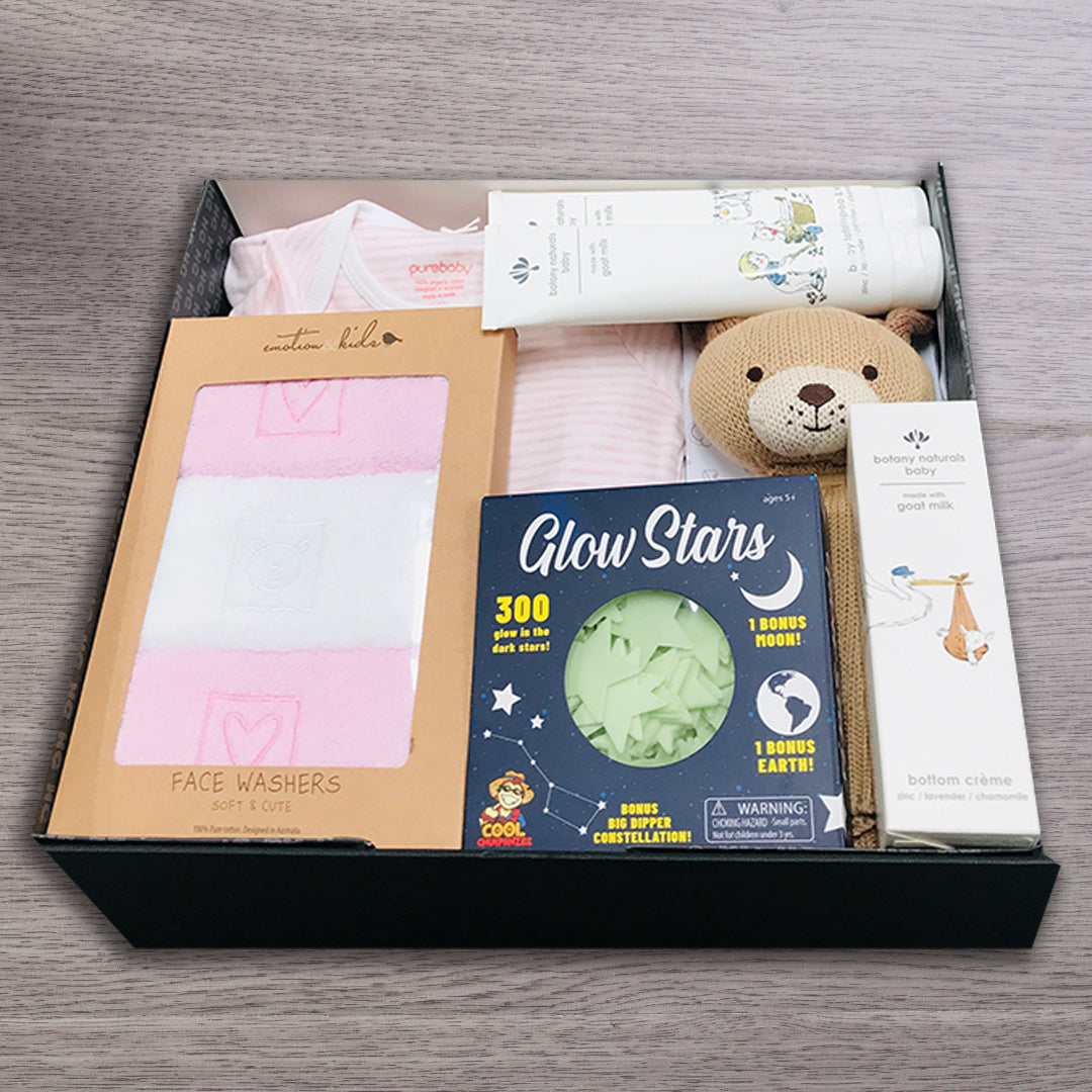 Newborn Girl Bedtime Hamper
