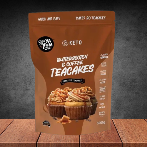 Get Ya Yum On Butterscotch & Coffee Teacake 300g