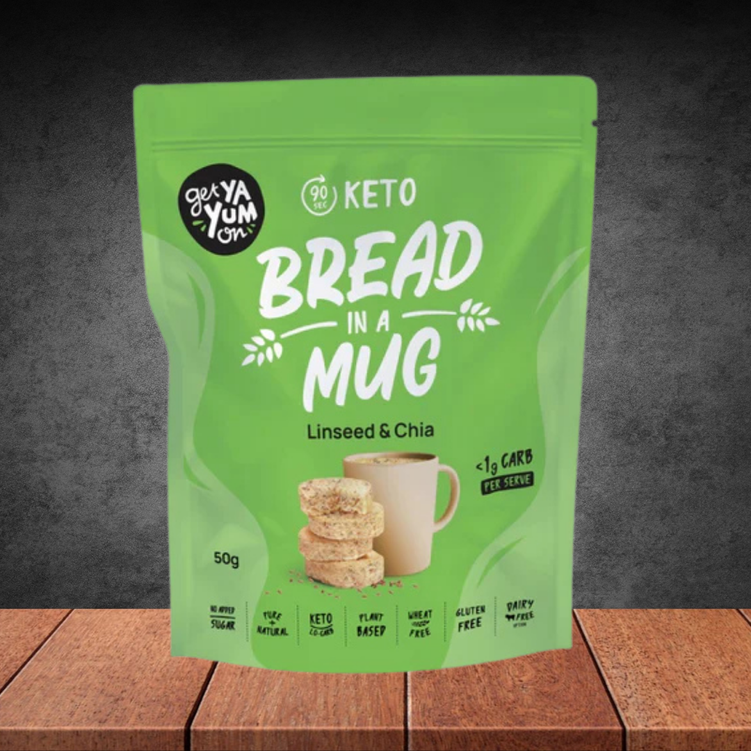 Get Ya Yum On Linseed Chia Bread-in-a-Mug 50g