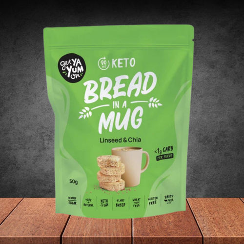 Get Ya Yum On Linseed Chia Bread-in-a-Mug 50g