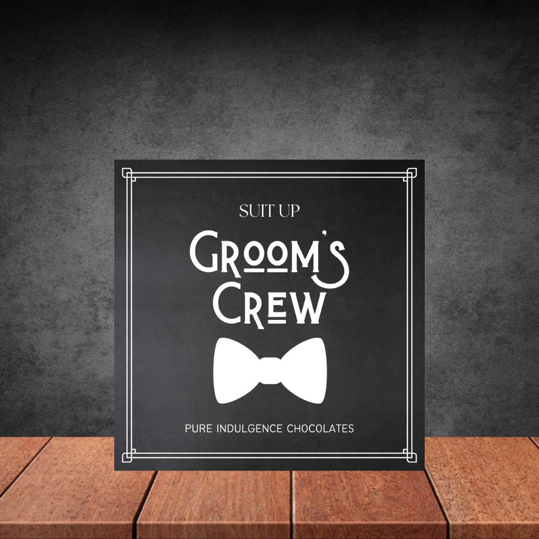 Groom's Crew Chocolate Box