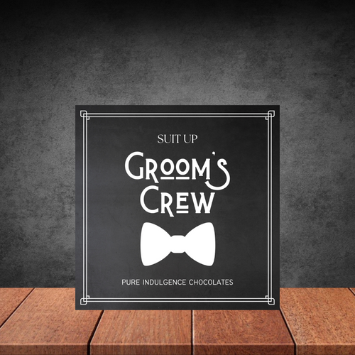 Groom's Crew Chocolate Box