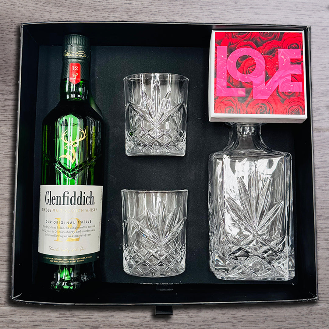 Whiskey Decanter Valentines Hamper For Him