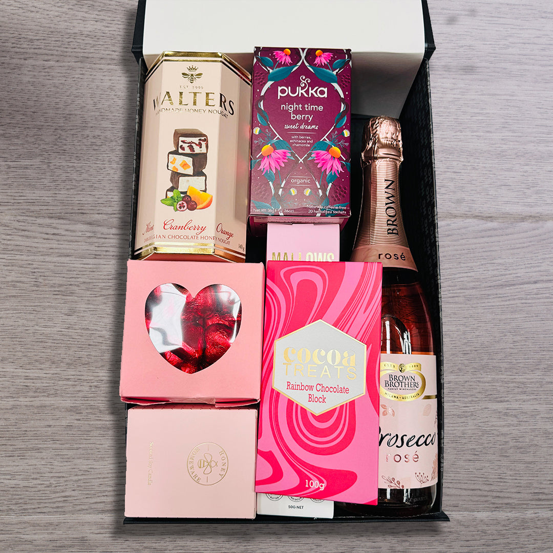 Sparkling & Pamper Valentines Hamper For Her