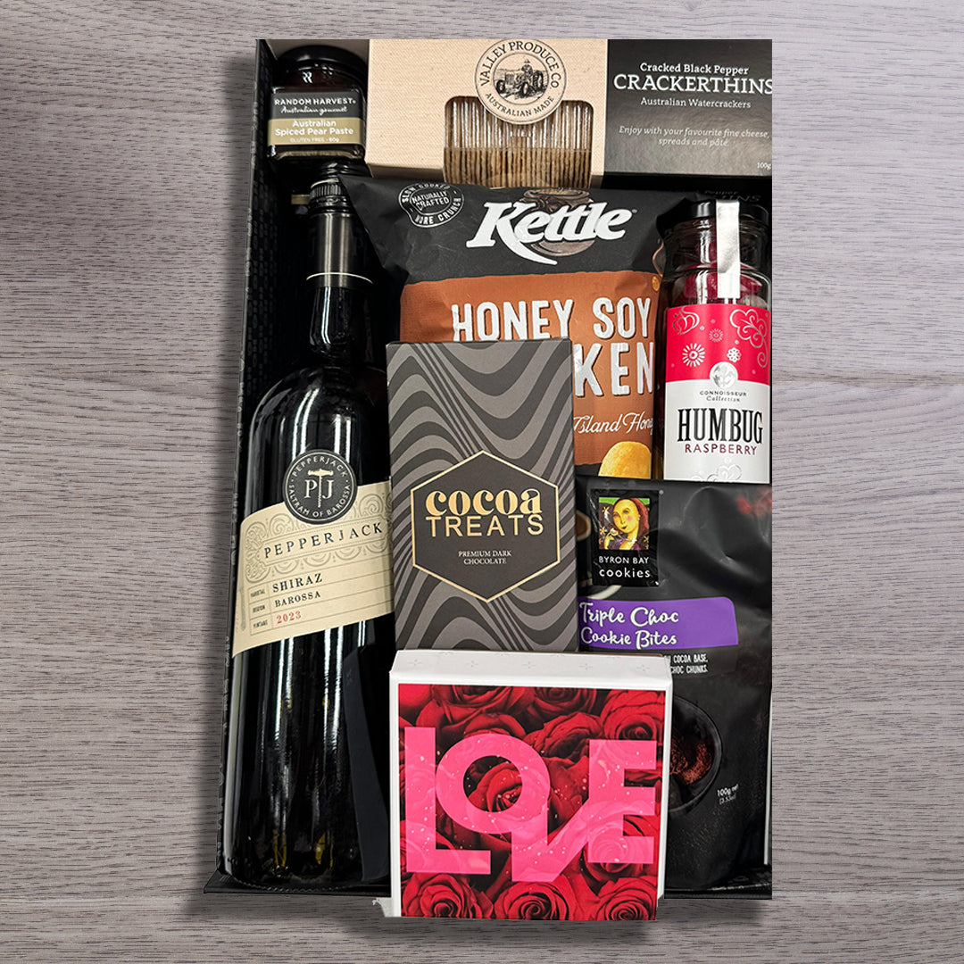 Valentines Chocolate & Melbourne Wine Hamper
