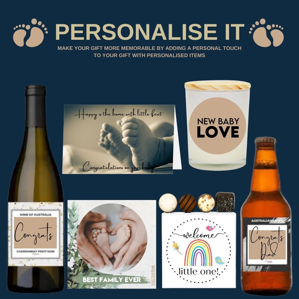 Blue Baby Birthday Hamper