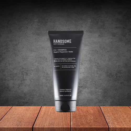 Handsome 2-in-1 Organic Peppermint/Nettle Shampoo