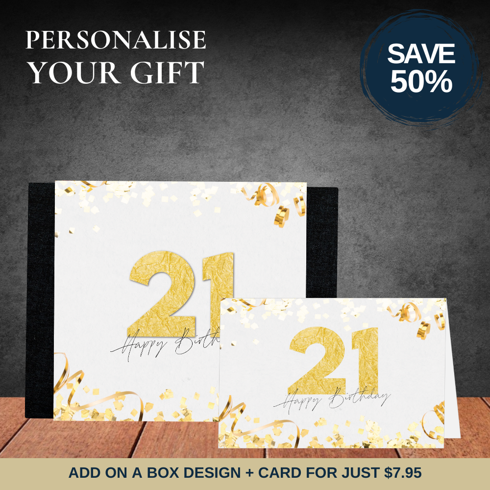 21st Happy Birthday Sleeve  + Card