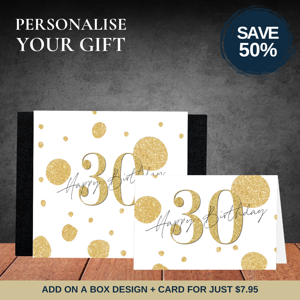 30th Happy Birthday Sleeve  + Card