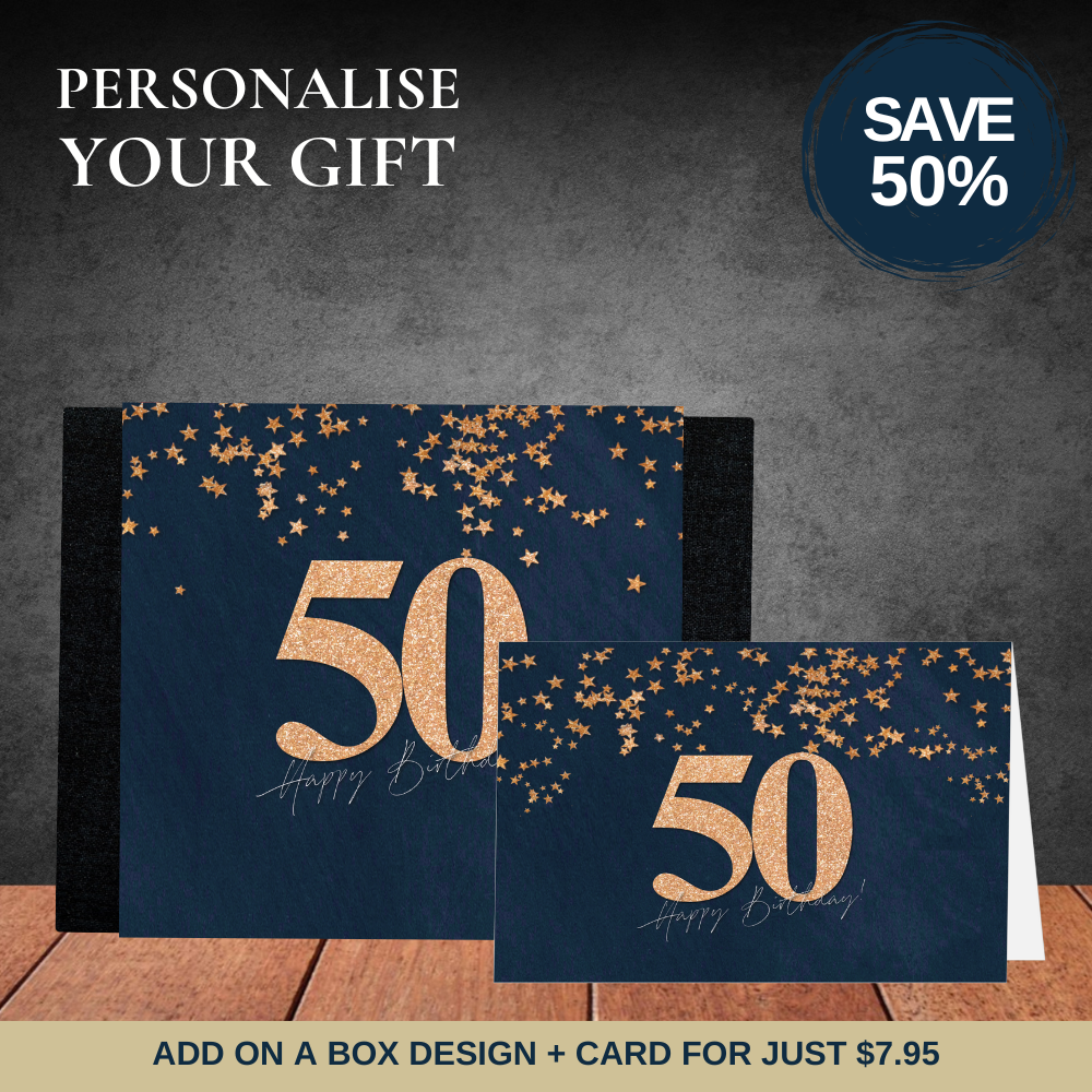 50th Happy Birthday Sleeve  + Card