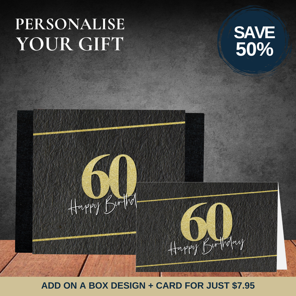 60th Happy Birthday Sleeve  + Card