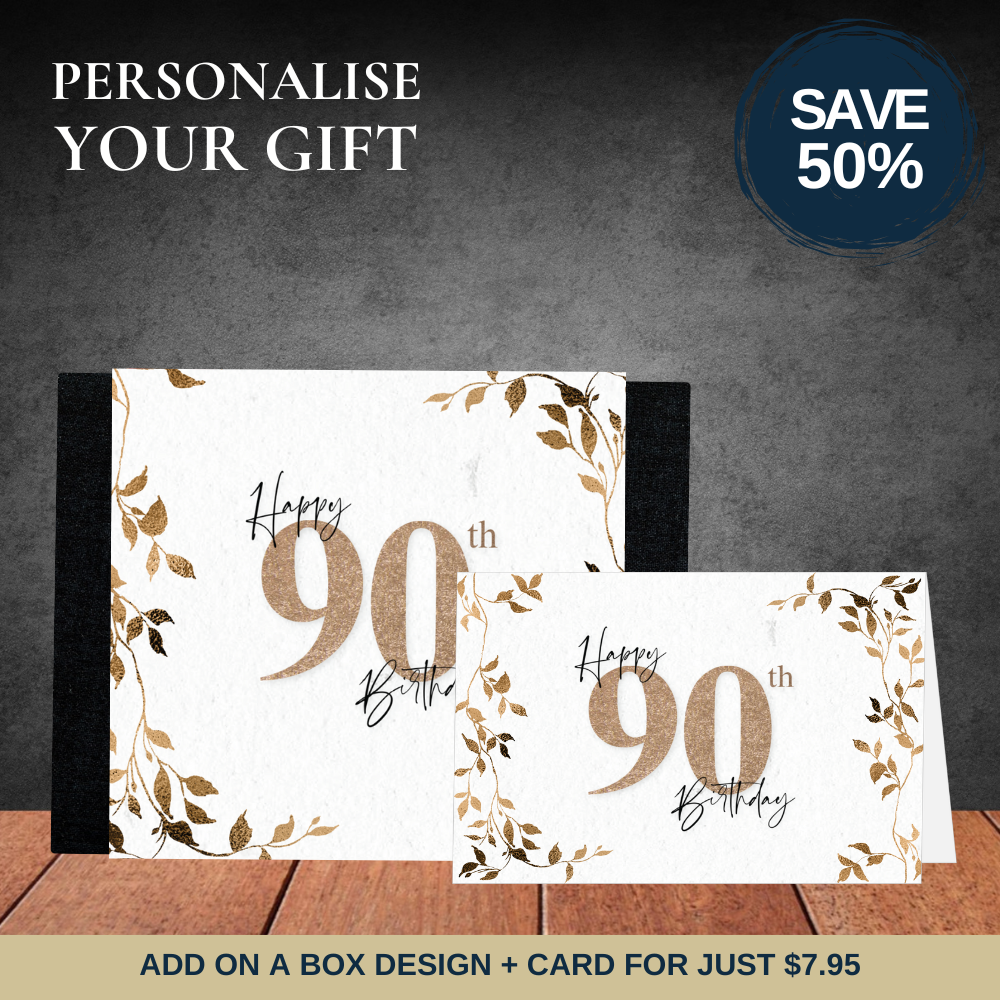 90th Happy Birthday Sleeve  + Card