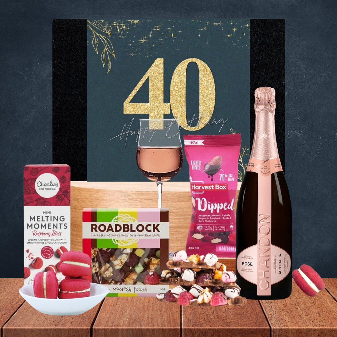 Happy 40th Sweet Chandon Rose Birthday