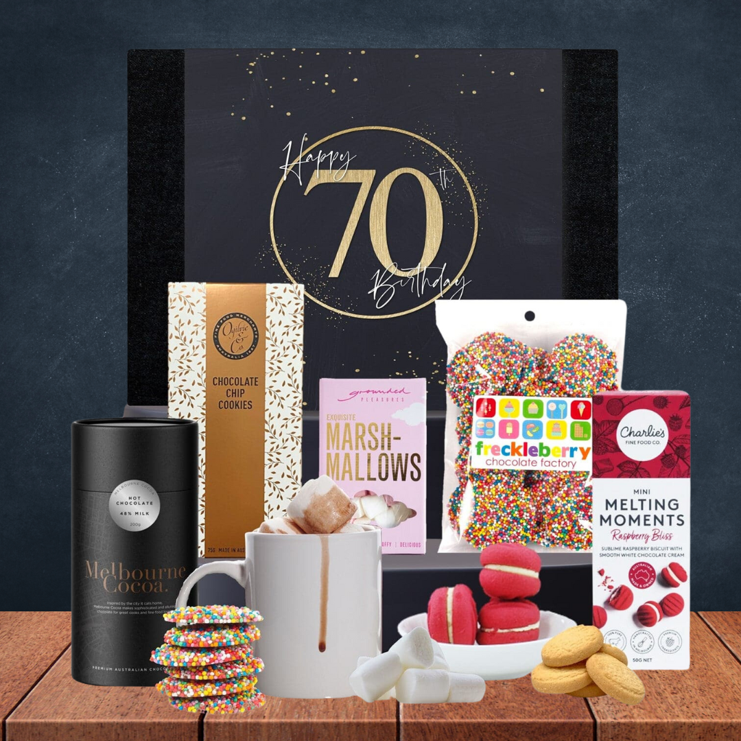Happy 70th Deluxe Hot Chocolate Hamper