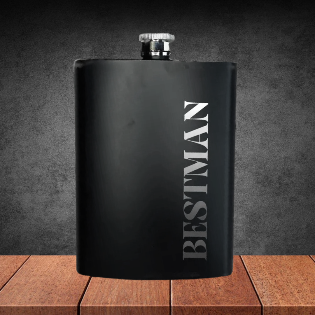 Hip Flask Bestman Stainless Steel 200ml