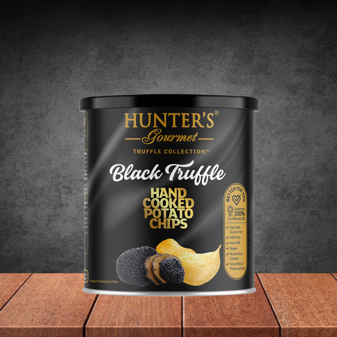 Hunter's Gourmet Black Truffle Potato Chips 40g
