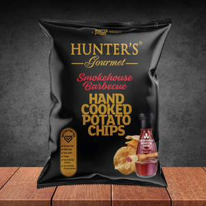 Hunter's Gourmet Hand Cooked Smokehouse Barbecue Potato Chips 125g