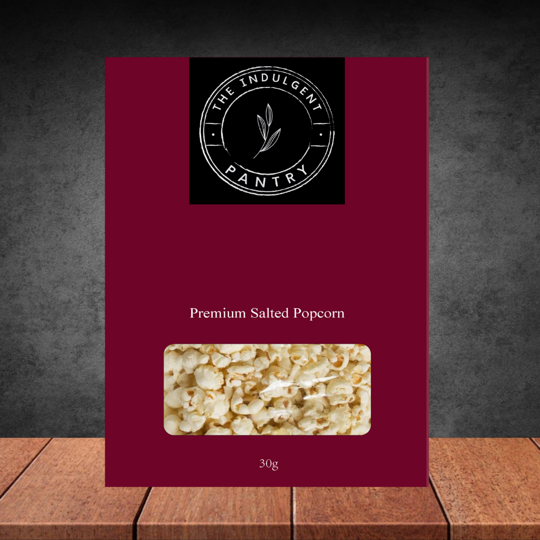 The Indulgent Pantry Premium Salted Popcorn 30g