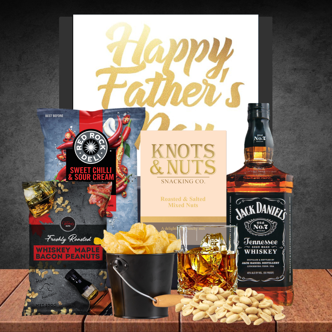 Whisky & Snack Hamper For Dad