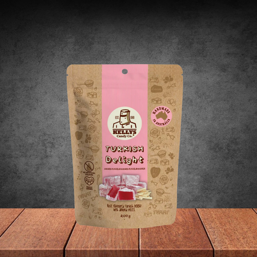 Kelly's Candy Co Dusted Turkish Delight 200g