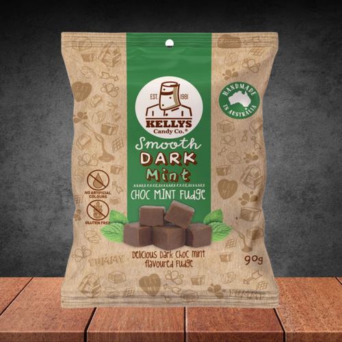 Kelly's Candy Co Choc Mint Fudge 90g