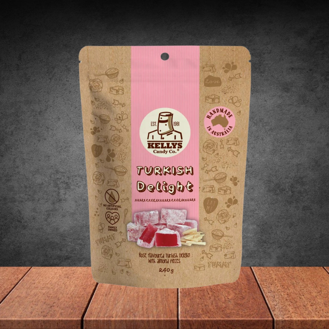 Kelly's Candy Co Dusted Turkish Delight 240g