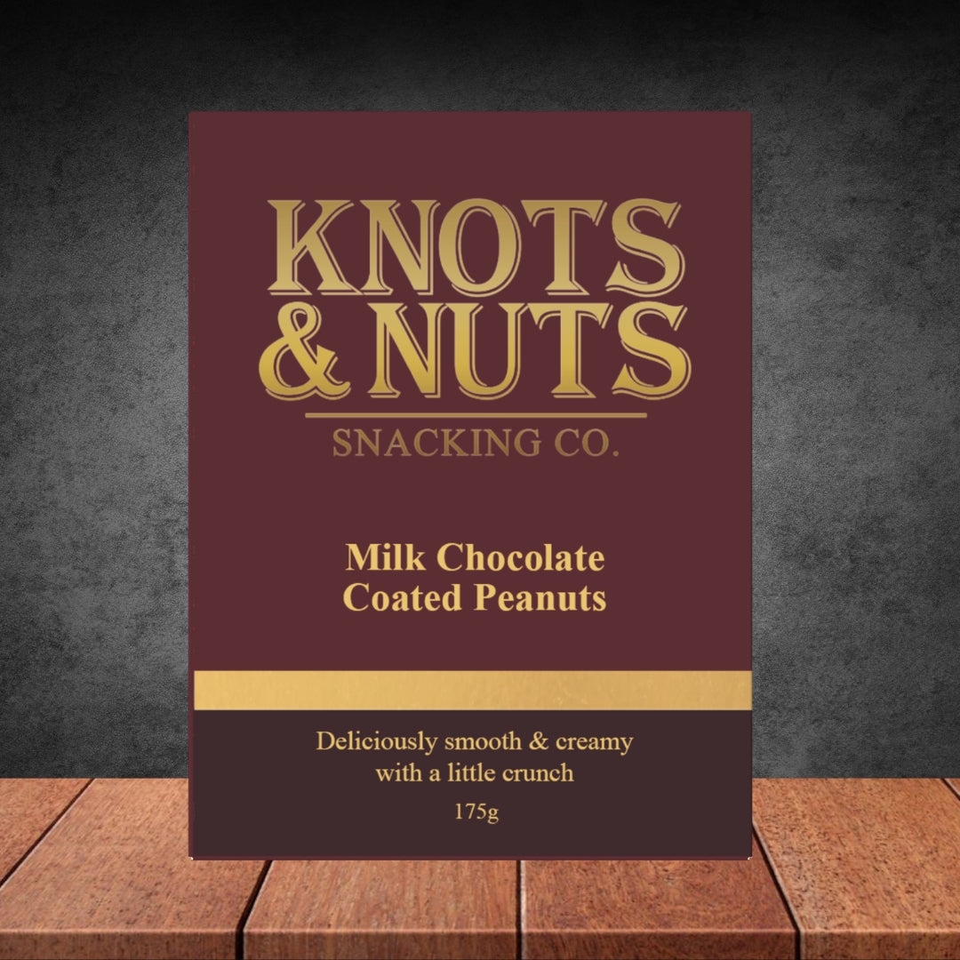 Knots & Nuts Milk Chocolate Peanuts 150g