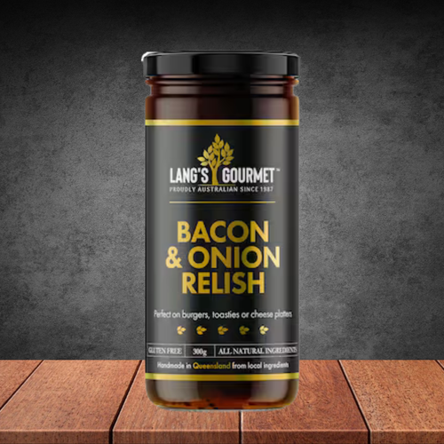 Lang's Gourmet Bacon And Onion Relish 300g