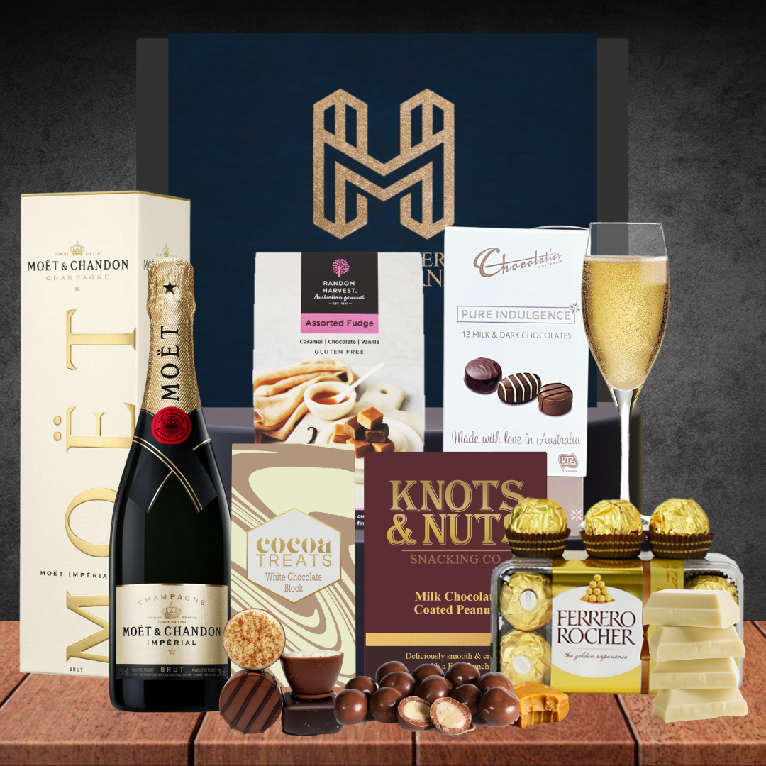 Luxury Melbourne Moet Hamper Featured Image