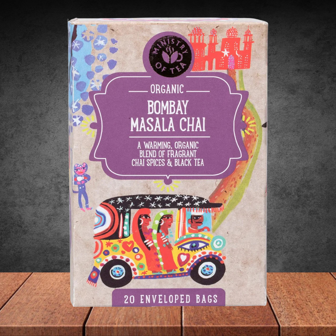 Ministry Of Tea Organic Bombay Masala Chai Tea Bags 20
