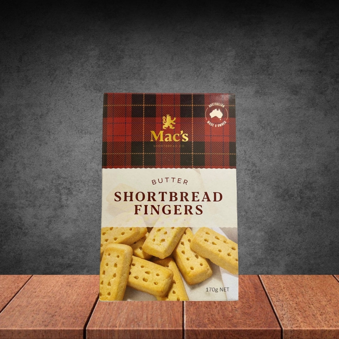 Mac's Everyday Biscuits Shortbread Fingers 170g