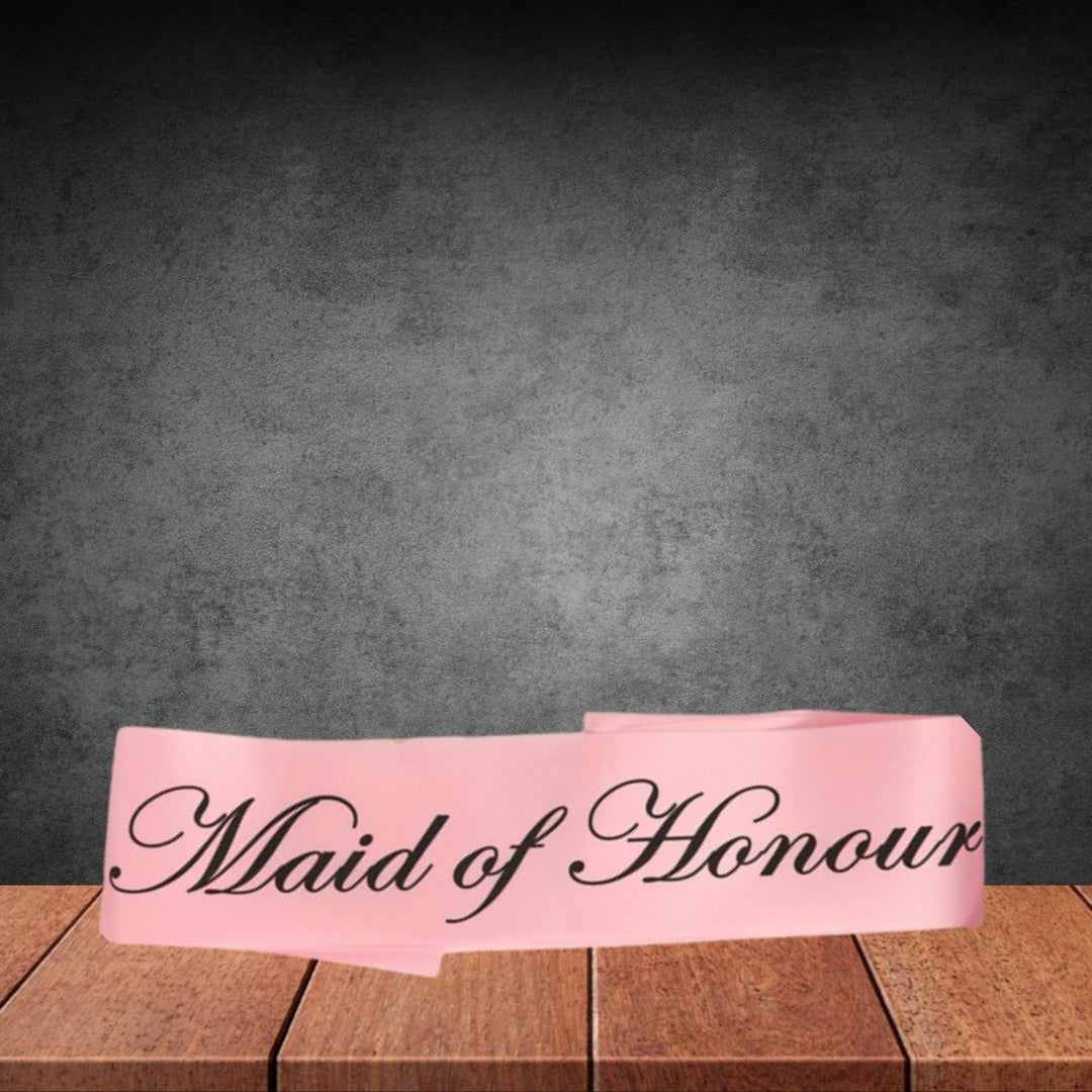 Maid of Honour Sash