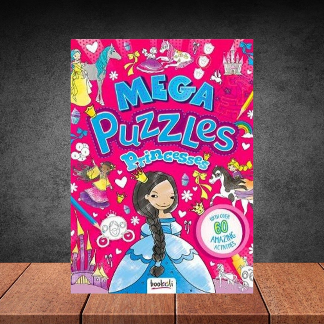 Mega Puzzles Princesses Book