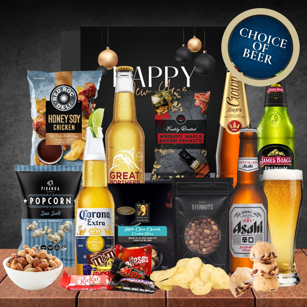 Melbourne Beer New Year Gift Hamper for him Featured Image