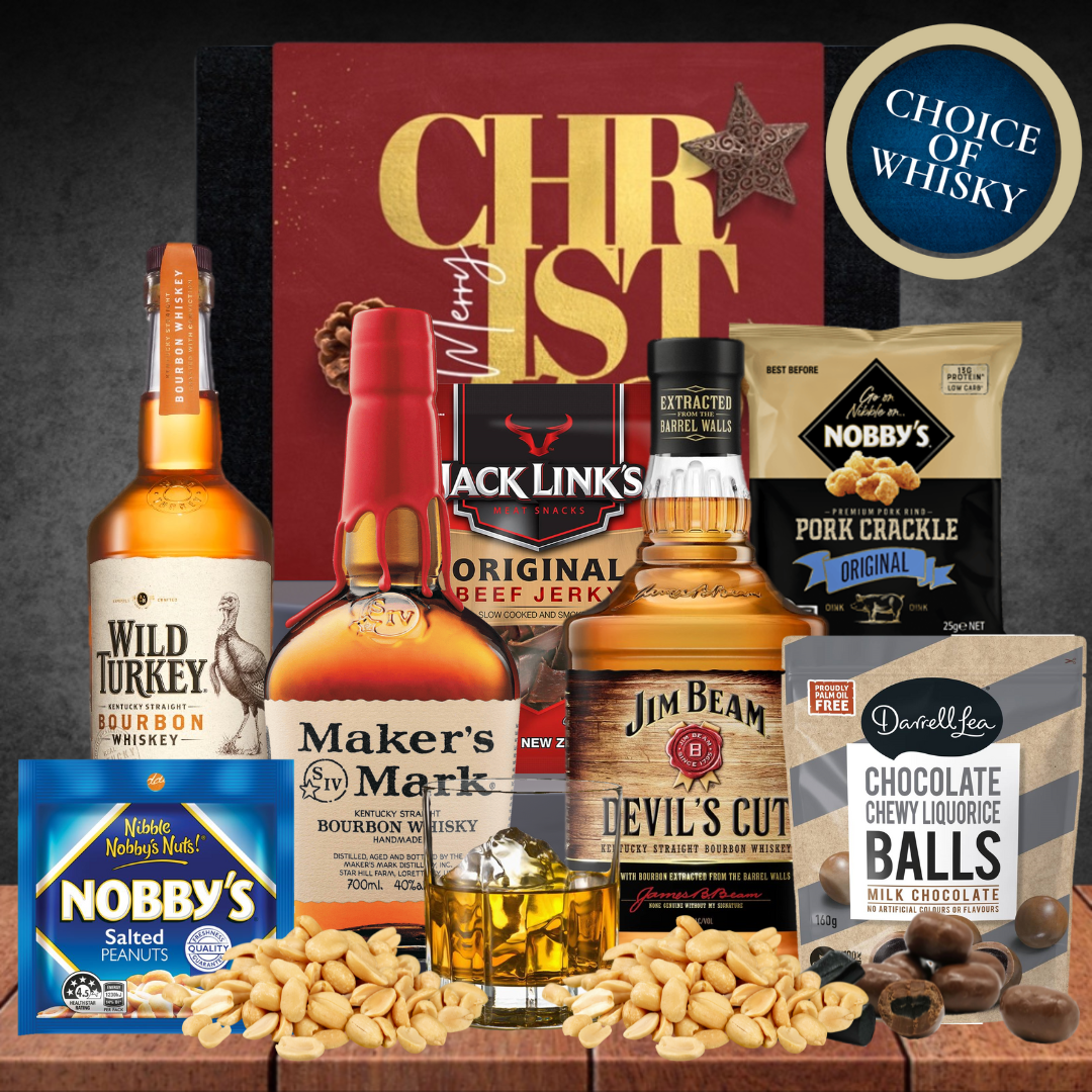 Melbourne Bourbon Christmas Hamper For Him Featured Image