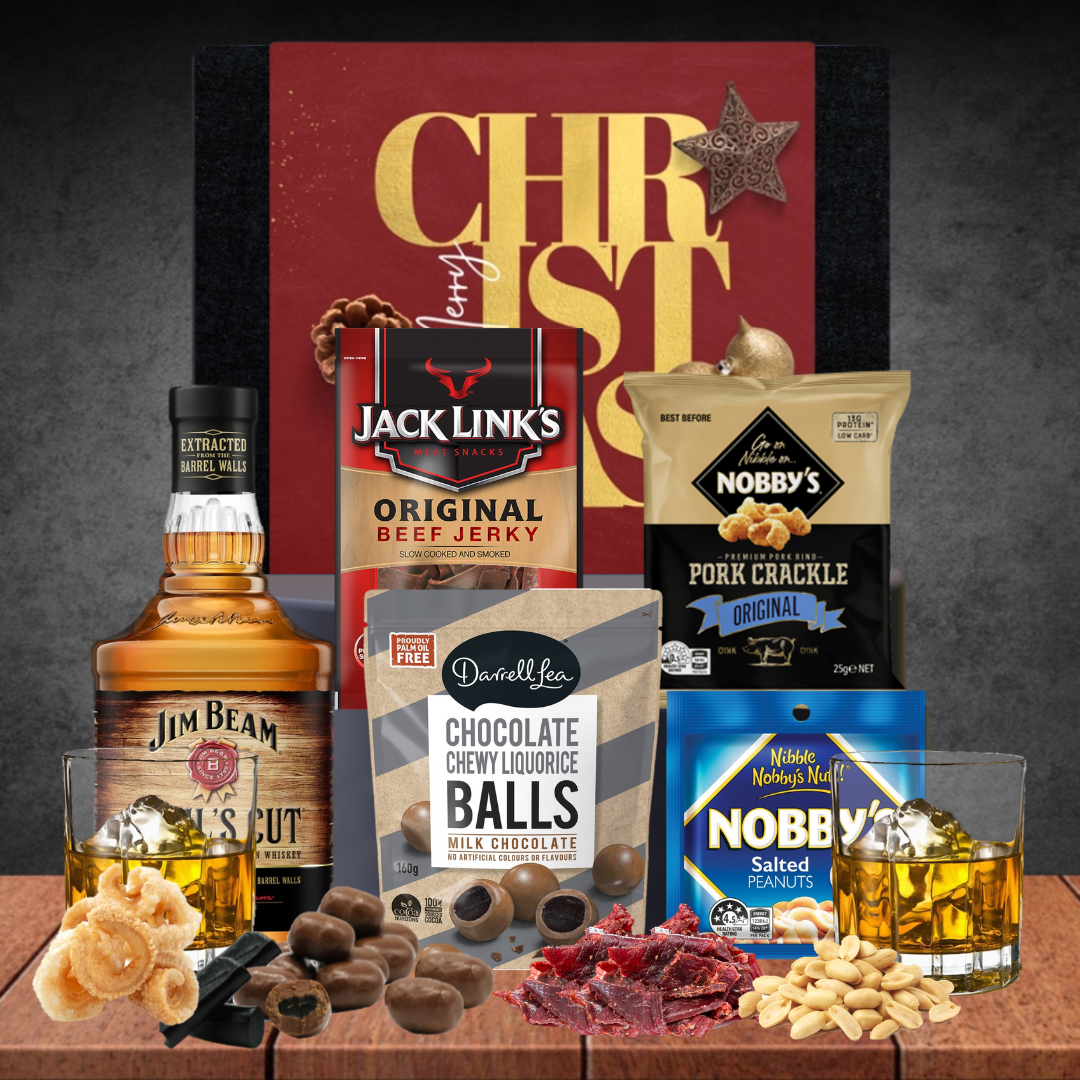 Melbourne Bourbon Christmas Hamper For Him Featured Image with Devil's Cut 700ml