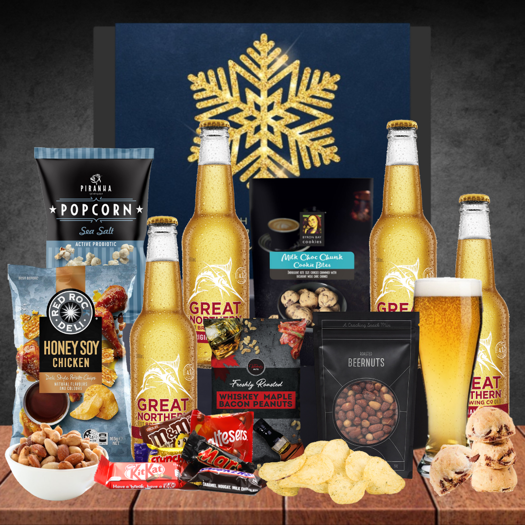 Melbourne Christmas Beer Hamper with 4 Great Northern Original 330ml