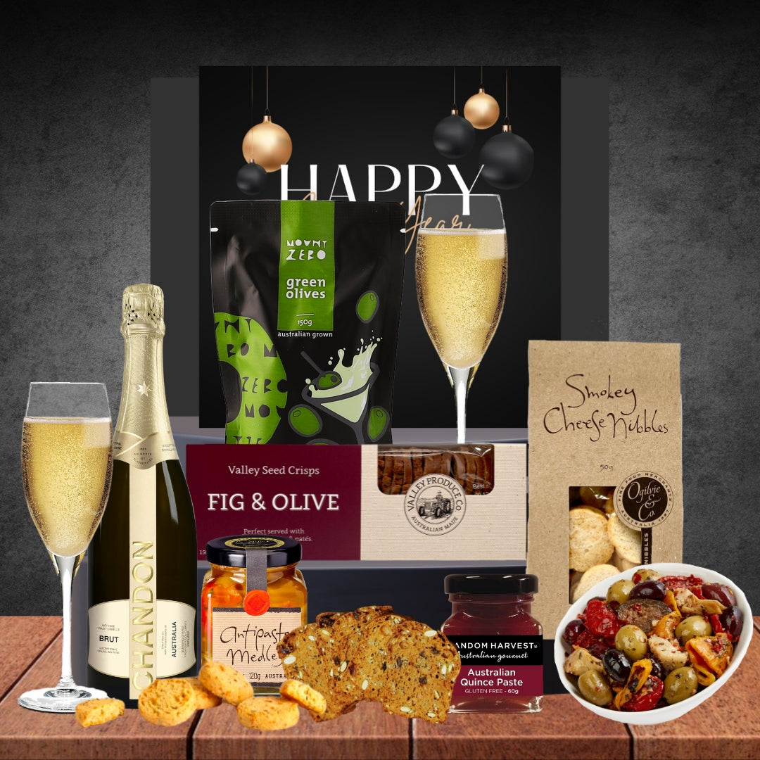 Melbourne New year Sparkling Celebration Gift Hamper Featured Image