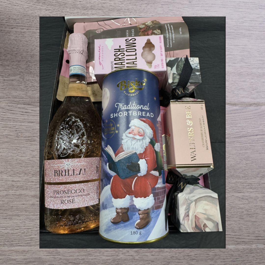 Melbourne Sparkling Rose Wine Christmas Hamper