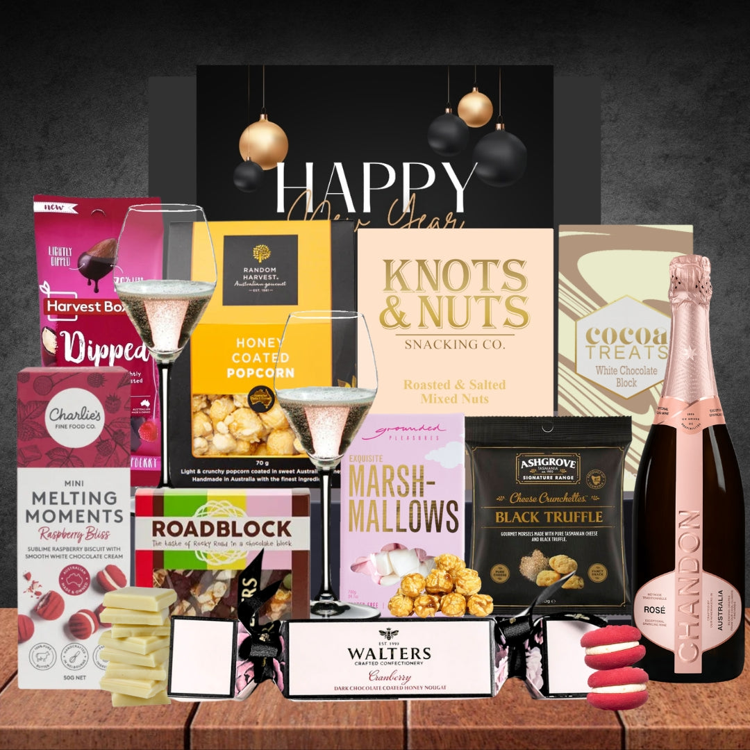 Melbourne's Chandon Rose New Year Hamper Featured Image