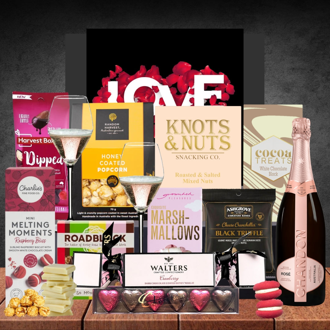 Melbourne's Chandon Rose Valentines Hamper Featured Image