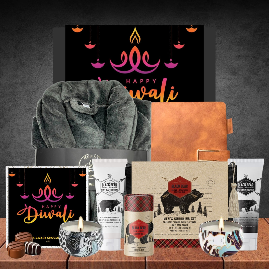 Mens Diwali Pamper Gift Hamper Featured Image