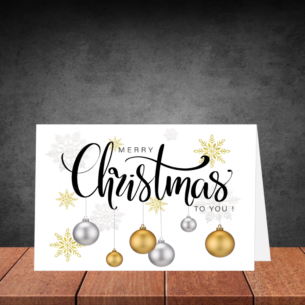 Merry Christmas Greeting Card
