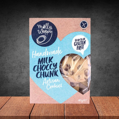 Molly Woppy Handmade Milk Choccy Chunk Artisan Cookies 185g