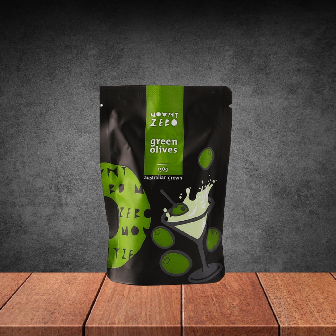 Mount Zero Green Olives 80g