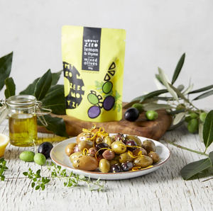 Mount Zero lemon & thyme mixed olives 50g