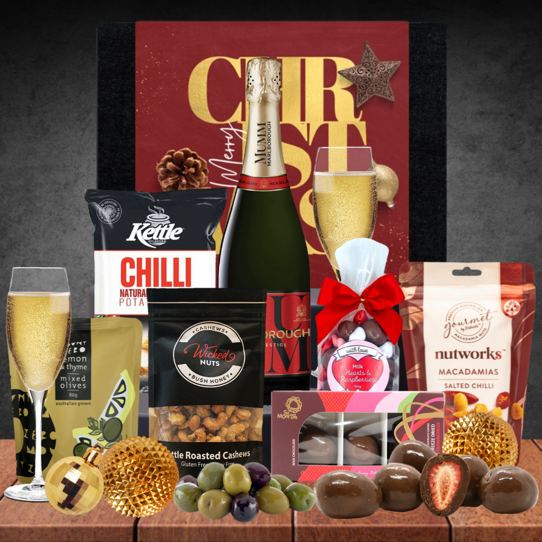 Mumm Champagne Melbourne Christmas Hamper Featured Image