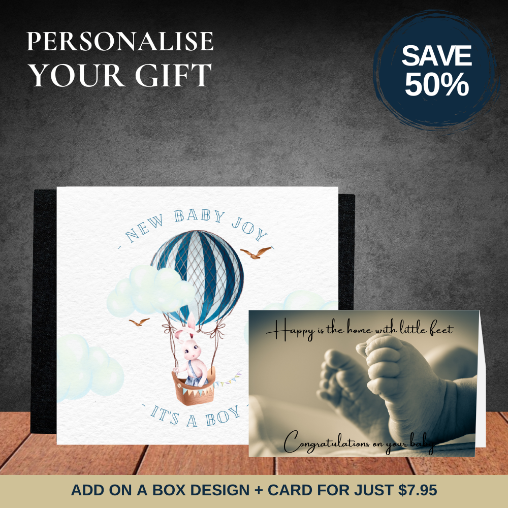 New Baby Boy Sleeve + Card