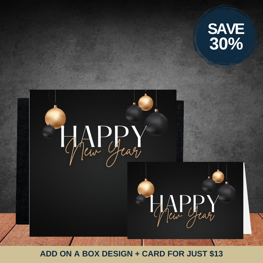 New Year Sleeve + Card Bundle